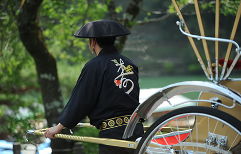 京都嵐山で始めて20年以上の歴史を持つ観光人力車