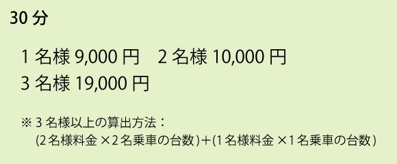 料金・コース02｜東京浅草店 | 観光人力車なら｜人力車のえびす屋